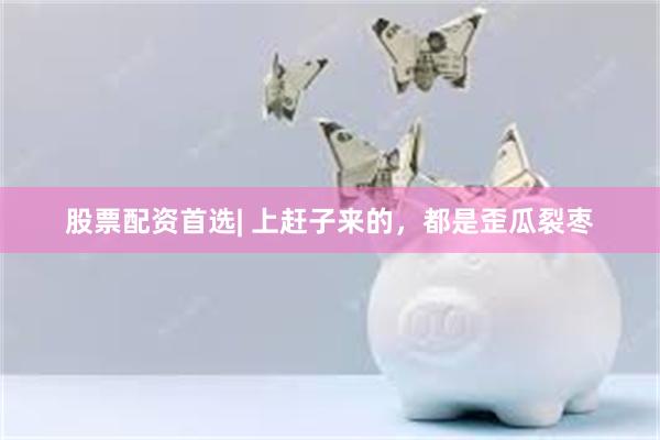 股票配资首选| 上赶子来的，都是歪瓜裂枣
