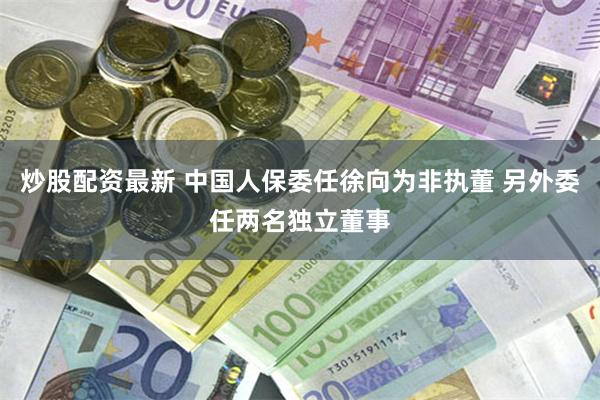 炒股配资最新 中国人保委任徐向为非执董 另外委任两名独立董事