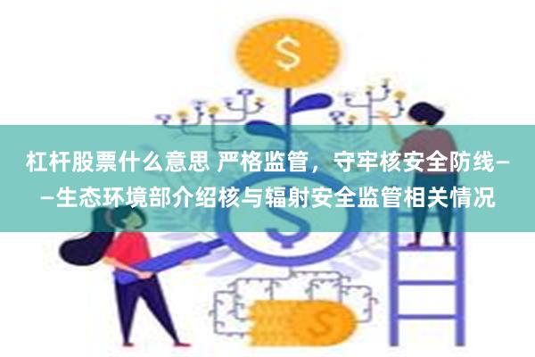 杠杆股票什么意思 严格监管，守牢核安全防线——生态环境部介绍核与辐射安全监管相关情况