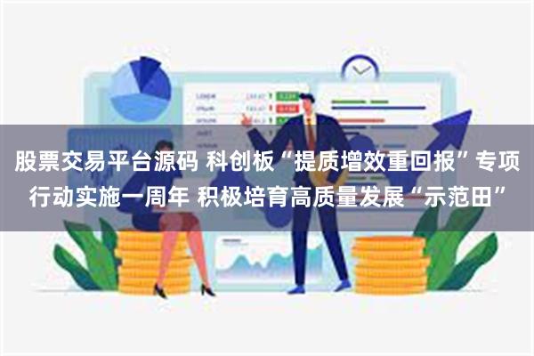 股票交易平台源码 科创板“提质增效重回报”专项行动实施一周年 积极培育高质量发展“示范田”